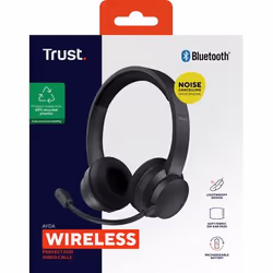 Trust Ayda Headset Wired & Wireless Head-band Calls/Music USB Type-C Bluetooth Black - Additional view 8
