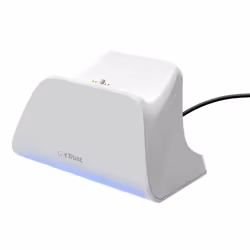 Trust GXT 255W, PlayStation 5, Charging stand, White, ABS, 1 m, USB Type-A to USB Type-C