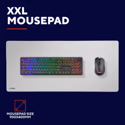 Trust GXT 759W Gaming mouse pad White - Additional view 3