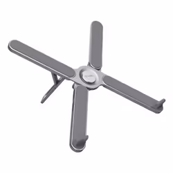 Trust Macy Foldable aluminium laptop stand, Laptop & tablet stand, Aluminium, Grey, Aluminium, Rubber, 43.9 cm (17.3"), 20 kg ...