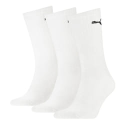 Puma 3 Pack Crew Sports Socks - White - UK 9-11
