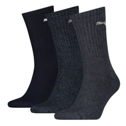 Puma 3 Pack Crew Sports Socks - Navy - UK 9-11