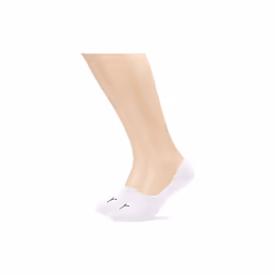 2 pairs Puma Unisex Footie- Black 2.5-5 35/38 - White, 2