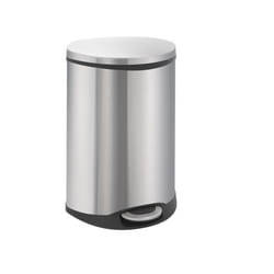 EKO - Europe Shell Step Bin 22+22L 44 L Round Stainless steel