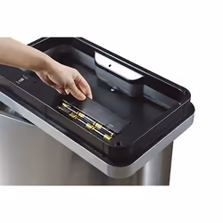 EKO - Europe Mirage Sensor Bin 20+20L Rectangular Stainless steel