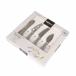 Cheese Knife Set Mini Copenhagen / 4 Small Cheese Knives/for All Types of Cheese/Stainless Steel/Silver / 5.7" x 0.8" x 0.4"