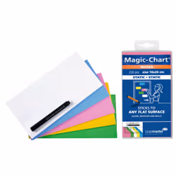Legamaster Magic-Chart note 10x20cm assorted 250pcs
