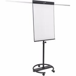 Legamaster UNIVERSAL TRIANGLE mobile flipchart round base, Freestanding, 680 x 1050 mm, Steel, Black, China, 5 wheel(s)
