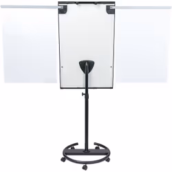 Legamaster UNIVERSAL TRIANGLE mobile flipchart round base