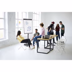 Legamaster UNIVERSAL TRIANGLE mobile flipchart round base - Additional view 5