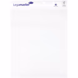 Legamaster flipchart paper pad plain 5pcs