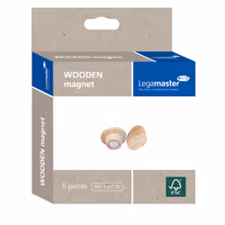 Legamaster WOODEN magnet 25mm 5pcs - Additional view 4
