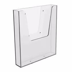 Europel Brochure holder A4 Wall Mounted Clear