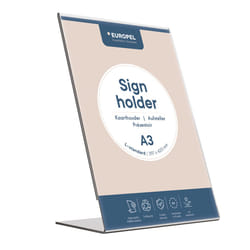 Europel Eur opelSign Holder L standard Portrait A3 Acrylic