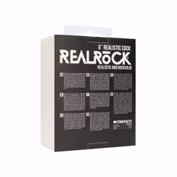 Real Rock - Realistic Dildo 6 inches - Black