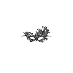 Ouch Royal Black Lace Mask