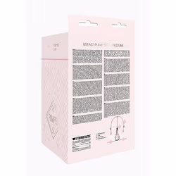 SHOTS Toys Set Medium Rose Gold breast pump Manual