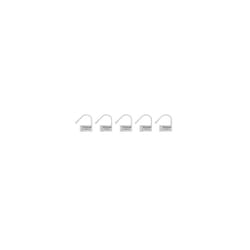 Man Cage White Spare Locks x5