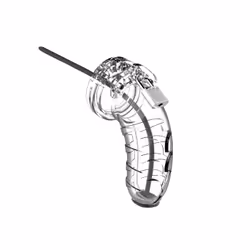 Man|Cage MCG016TRA, Penis chastity, Transparent, Polycarbonate (PC), Silicone, 136 g, 130 mm, 50 mm