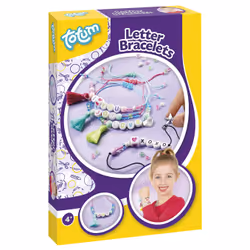 Totum Letter Bracelets, Children's jewellery bracelet making kit, 4 yr(s), Multicolour
