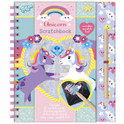 Totum Unicorn Scratchbook, Children's scratch card, 3 yr(s), Multicolour