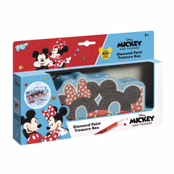 Totum Disney Mickey & Friends Diamond Paint Treasure Box, Children's craft kit, 5 yr(s), Multicolour