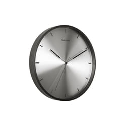Karlsson Finesse Analog clock Round Black, Silver