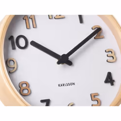 Karlsson Table Clock - Pure Wood - Multicoloured