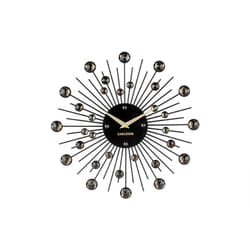 Karlsson Wall Clock Sunburst Medium Black