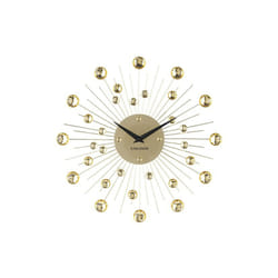 Karlsson Wall Clock Sunburst Medium Gold