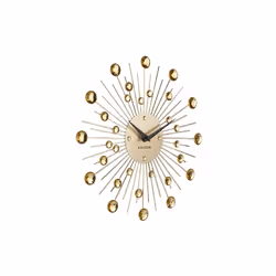 Karlsson Wall Clock Sunburst Medium Gold