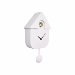 Karlsson Modern Cuckoo, Wall, Quartz clock, Other, White, AA, 215 mm