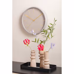 Karlsson Belle Numbers Wall Clock 35cm - Warm Grey