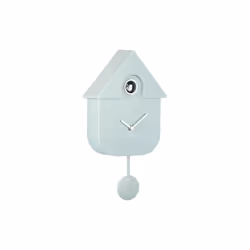 Karlsson Modern Cuckoo, Wall, Quartz clock, Other, Light Blue, Acrylonitrile butadiene styrene (ABS), Battery