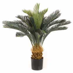 Emerald Artificial Cycas Revoluta Tree in Pot 80cm Fake Potted Garden Decor