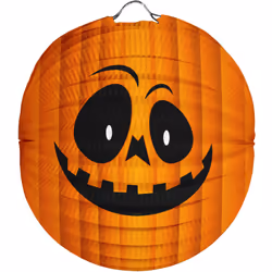 Folat 50542, Paper lantern, Paper, Black, Orange, Image, Halloween, Universal