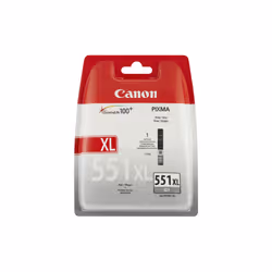 Canon CLI-551XL GY w/sec, High (XL) Yield, Grey, Pigment-based ink, 1 pc(s)