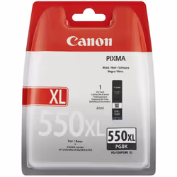 Canon PGI-550XL PGBK w/sec, High (XL) Yield, Pigment-based ink, 1 pc(s)