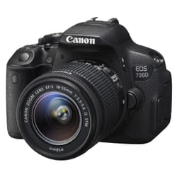 Canon EOS 700D + EF-S 18-55mm SLR Camera Kit 18 MP CMOS 5184 x 3456 pixels Black