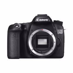 Canon EOS 70D, 20.2 MP, 5472 x 3648 pixels, CMOS, Full HD, Touchscreen, Black