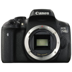 Canon EOS 750D SLR Camera Body 24.2 MP CMOS 6000 x 4000 pixels Black