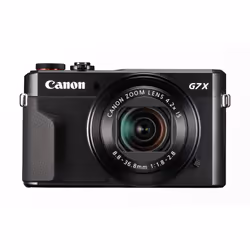 Canon PowerShot G7 X Mark II, 20.1 MP, 5472 x 3648 pixels, CMOS, 4.2x, Full HD, Black