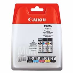 Canon 2024C006, Black, Cyan, Magenta, Yellow, 5 pc(s), Multi pack