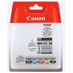 Canon 2078C006, Black, Cyan, Magenta, Yellow, Pigment-based ink, 11.2 ml, 5.6 ml, 1 pc(s), Multi pack
