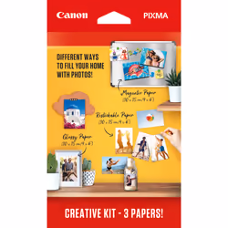Canon Creative Kit - 3 Papers, Gloss, Inkjet, 60 sheets, PIXMA E304, PIXMA G2400, PIXMA G2410, PIXMA G4411, PIXMA G5050, 101. ...