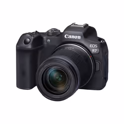 The Canon EOS R7 APS-C Mirrorless Camera is built around an APS-C sized sensor. so lenses offer 1.6x more telephoto reach tha ...
