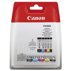 Canon 0318C009/PGI-570XLCLI-571 Ink cartridge multi pack 1xPGI BK + 1x
