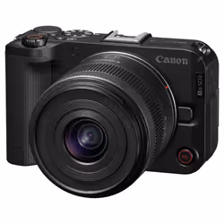 With 4K 60p recording. the Canon EOS R50 V APS-C Mirrorless Camera is an interchangeable lens camera packed with advanced vid ...