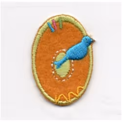 Number Patch Motif  Assorted Colours: Number 0 - each