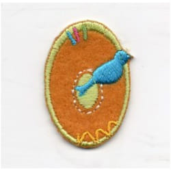 Number Patch Motif  Assorted Colours: Number 0 - each